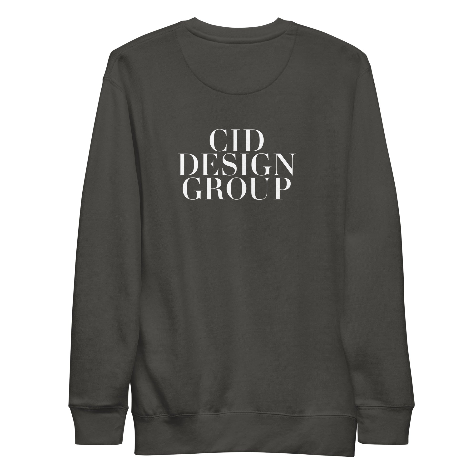 CID Unisex Flex Back Print Sweatshirt Grey