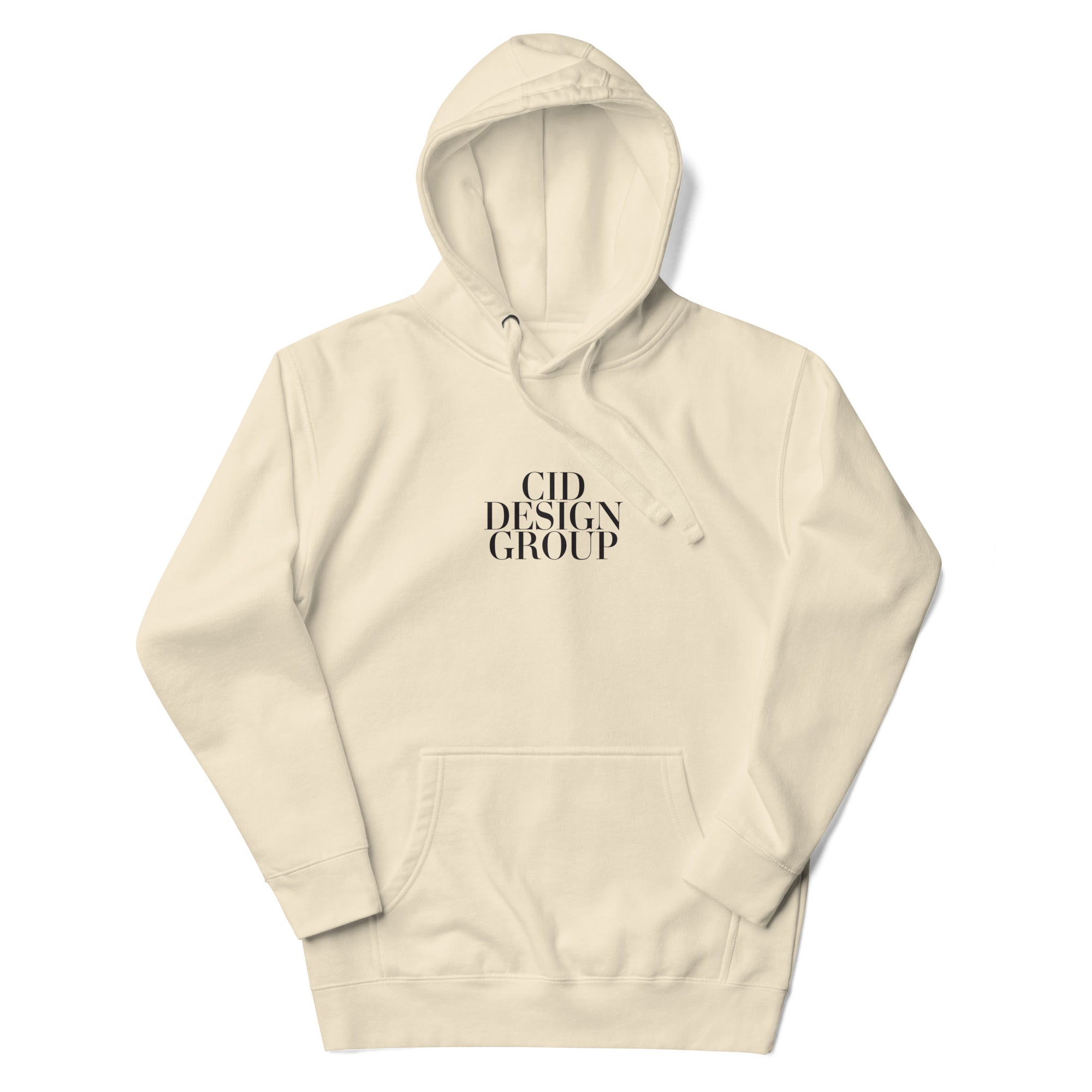 CID Unisex Flex Print Hoodie Ivory
