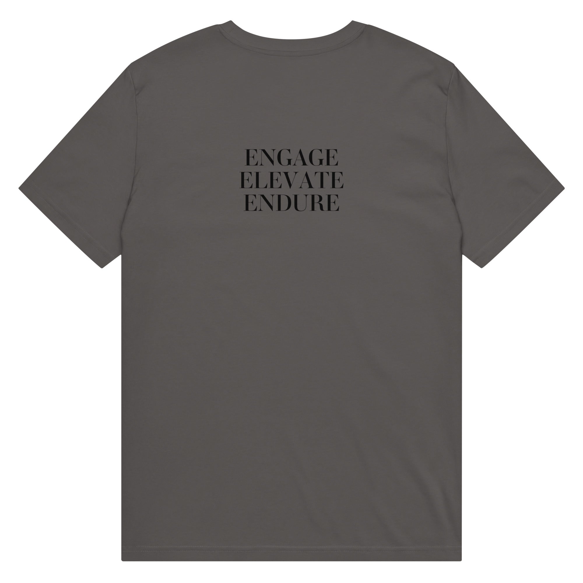 CID Unisex Flex Print Tee Neutrals - Elevate, Engage, Endure Grey