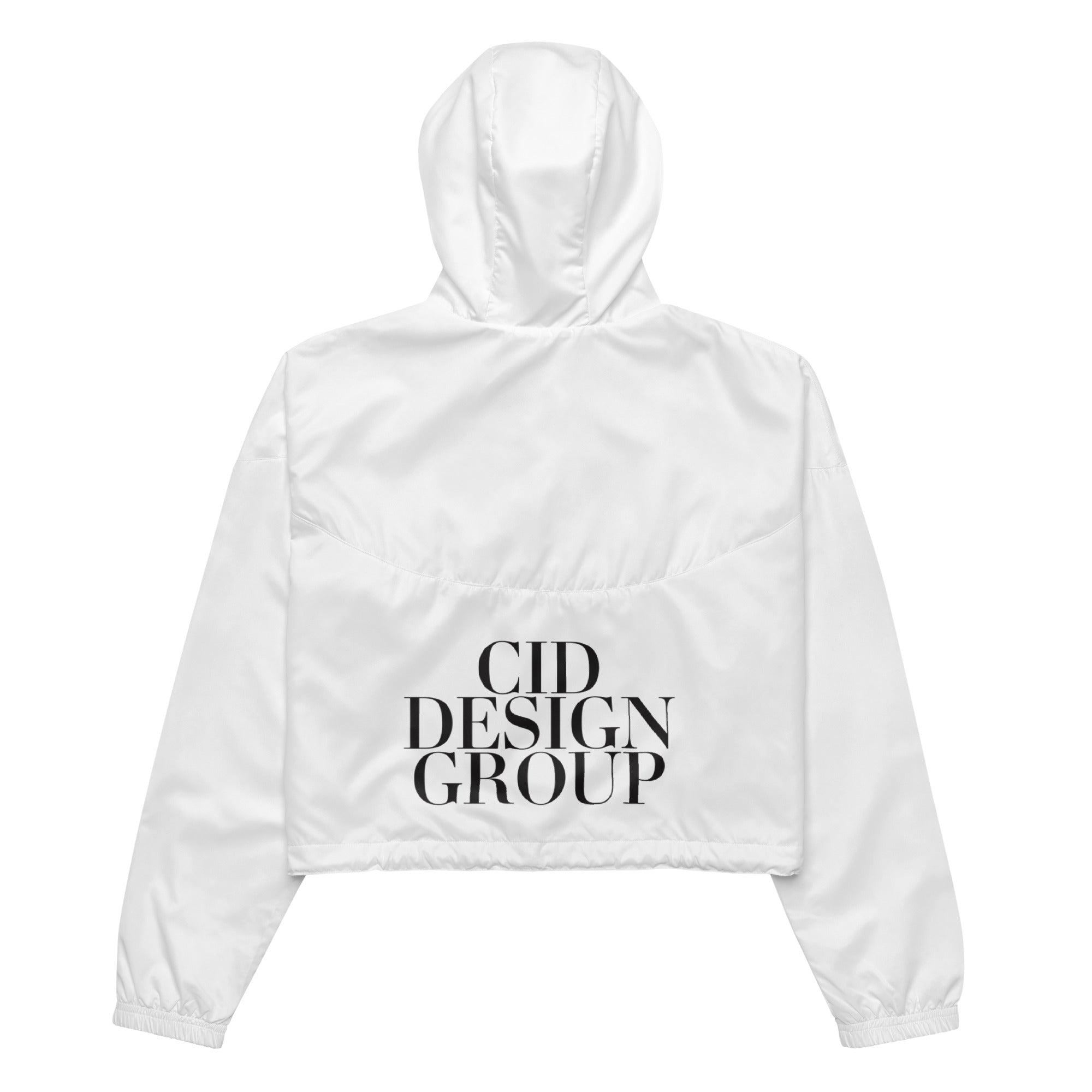 CID Women’s Cropped Windbreaker Stacked Logo