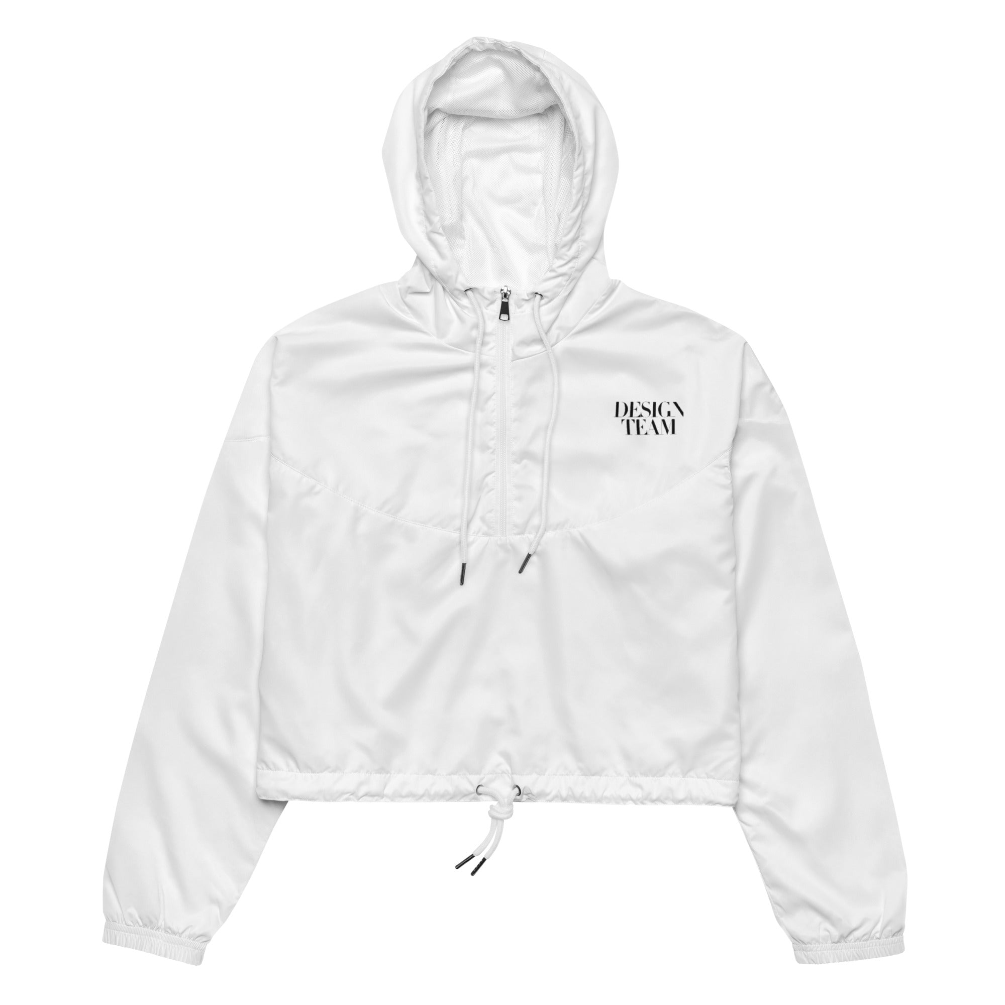 CID Women's Cropped Windbreaker Stacked Logo