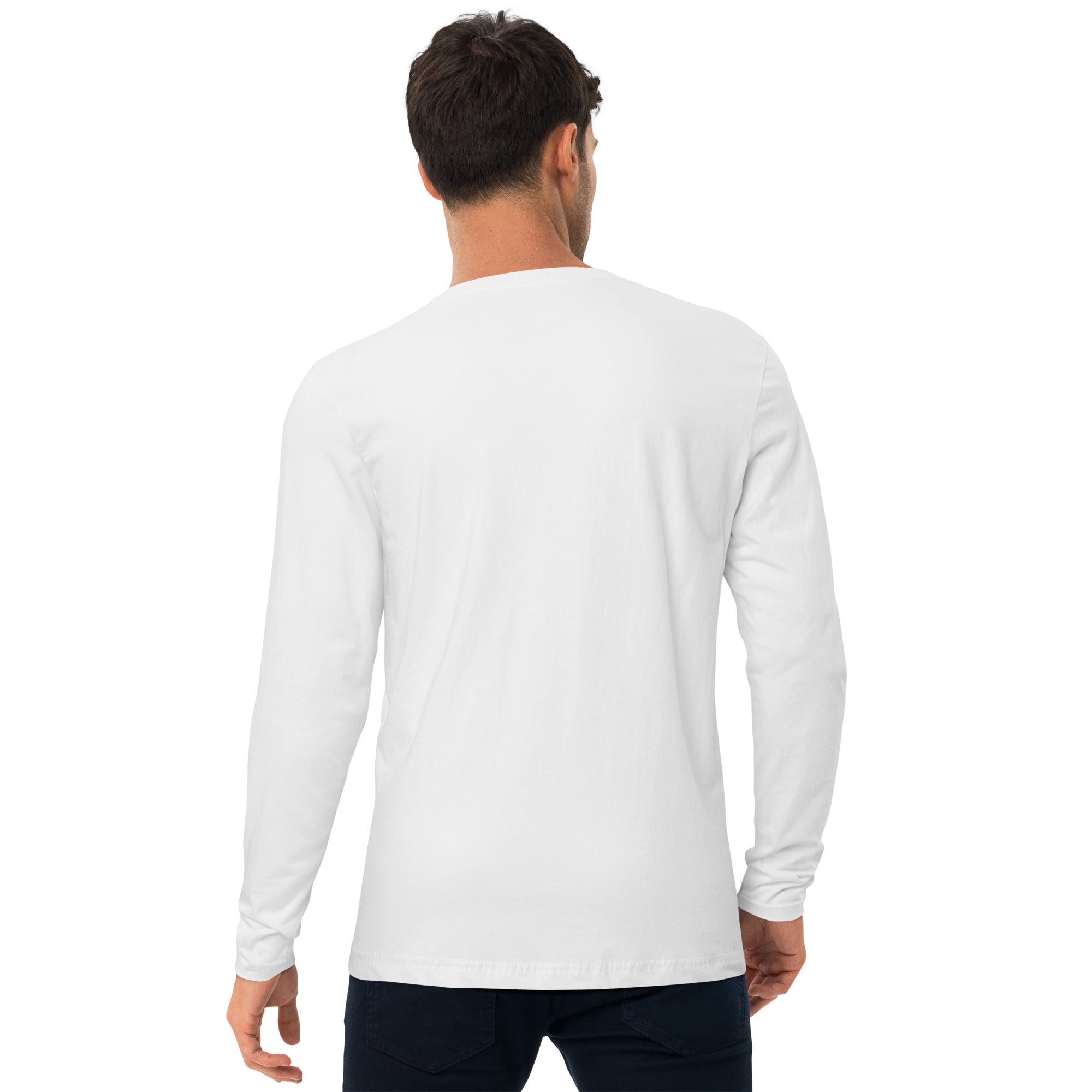 CID Men's Long Sleeve Embroidered Fitted Crew