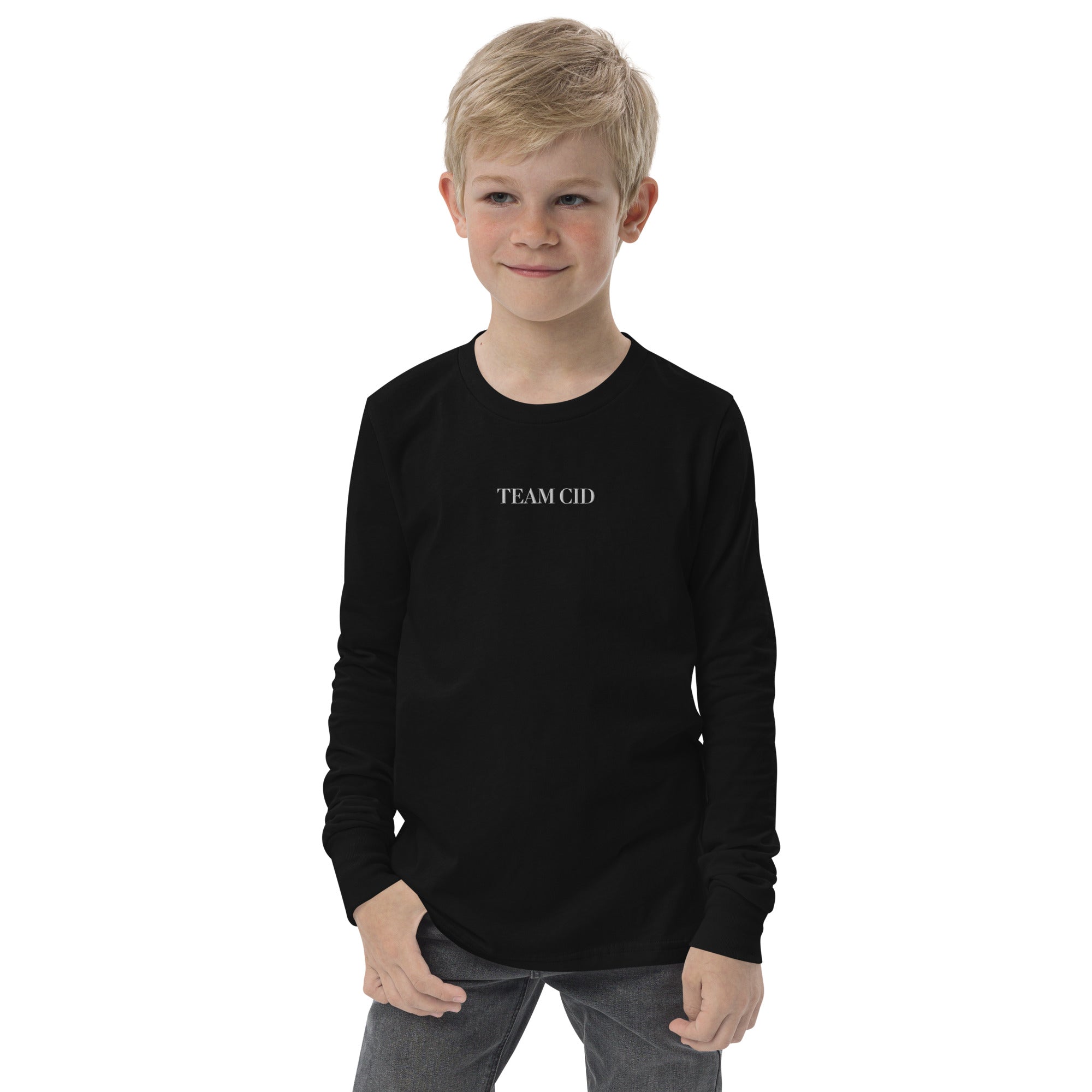 CID Youth Embroidered Long Sleeve Tee