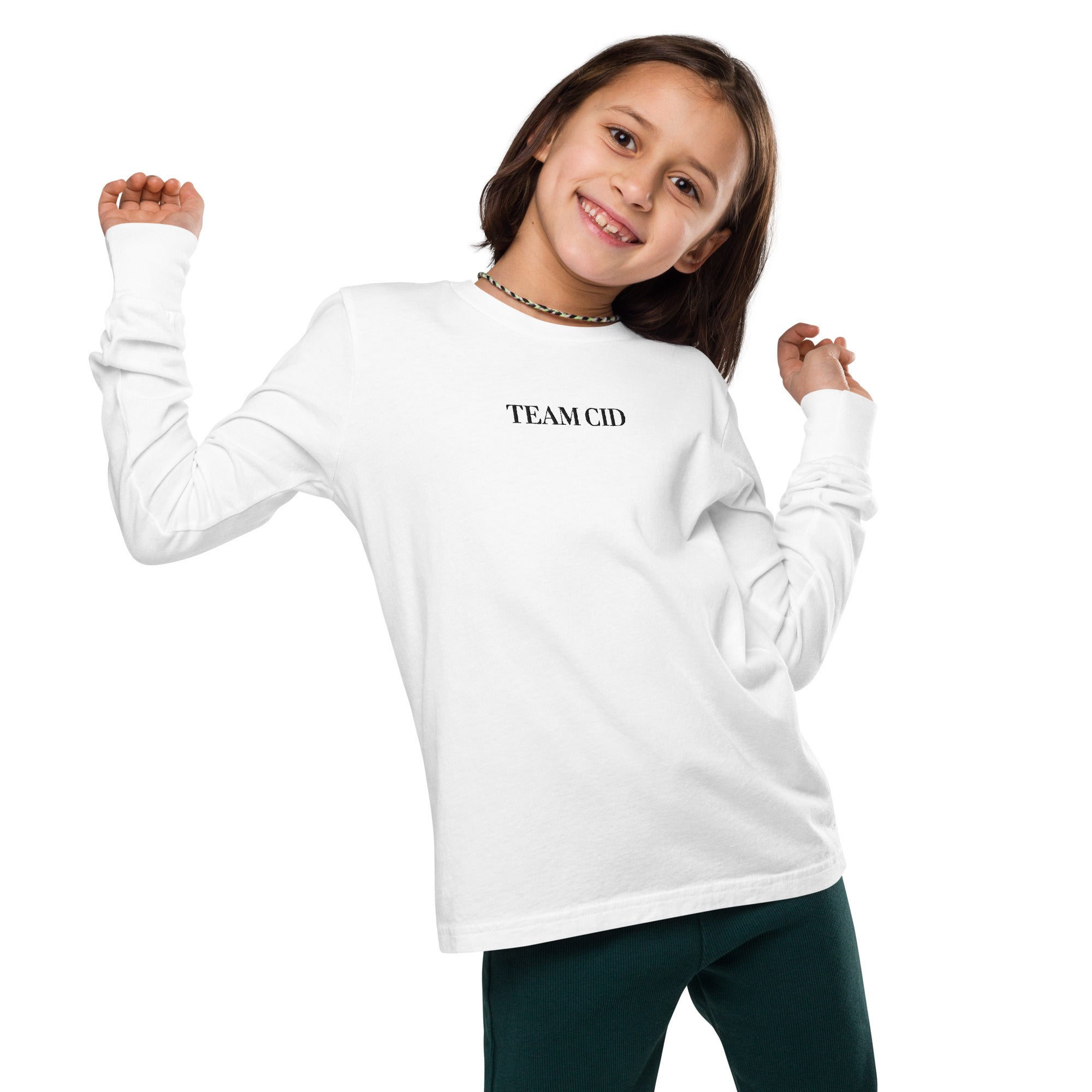 CID Youth Embroidered Long Sleeve Tee