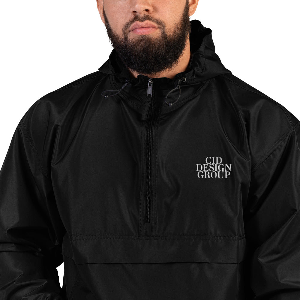 CID Embroidered Champion Packable Jacket Black | CID COLLECTIVE by CID DESIGN GROUP