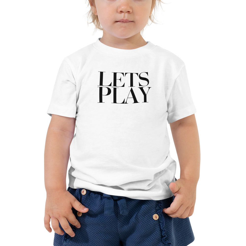 CID LET'S PLAY Toddler Short Sleeve Tee | CID COLLECTIVE by CID DESIGN GROUP