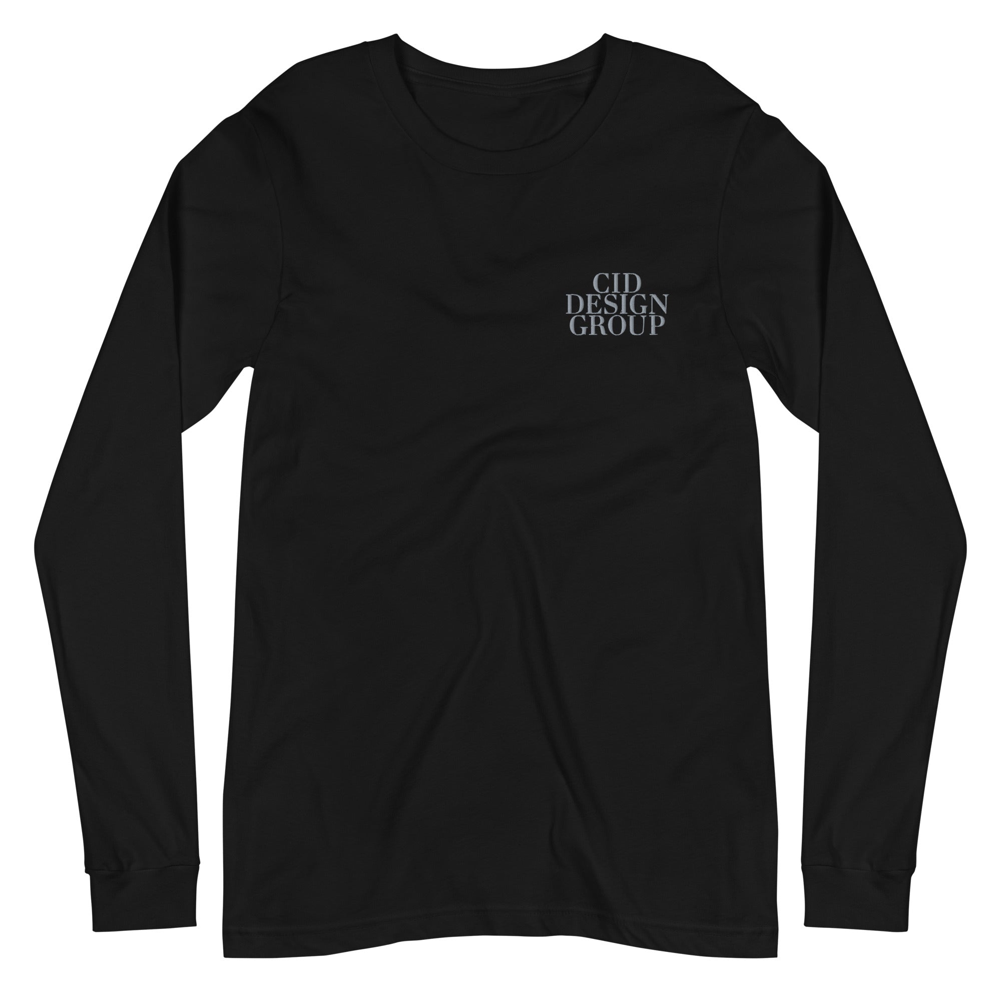 CID Unisex Long Sleeve Tee Embroidered Logo | CID COLLECTIVE by CID DESIGN GROUP