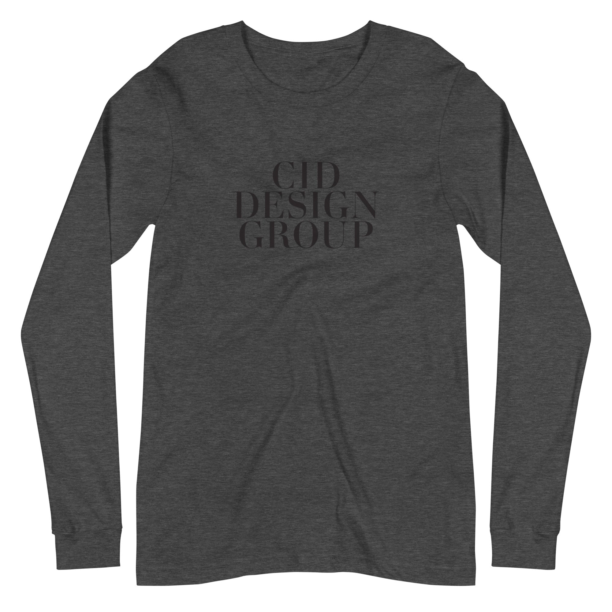 CID Women's Long Sleeve Tee Font Logo