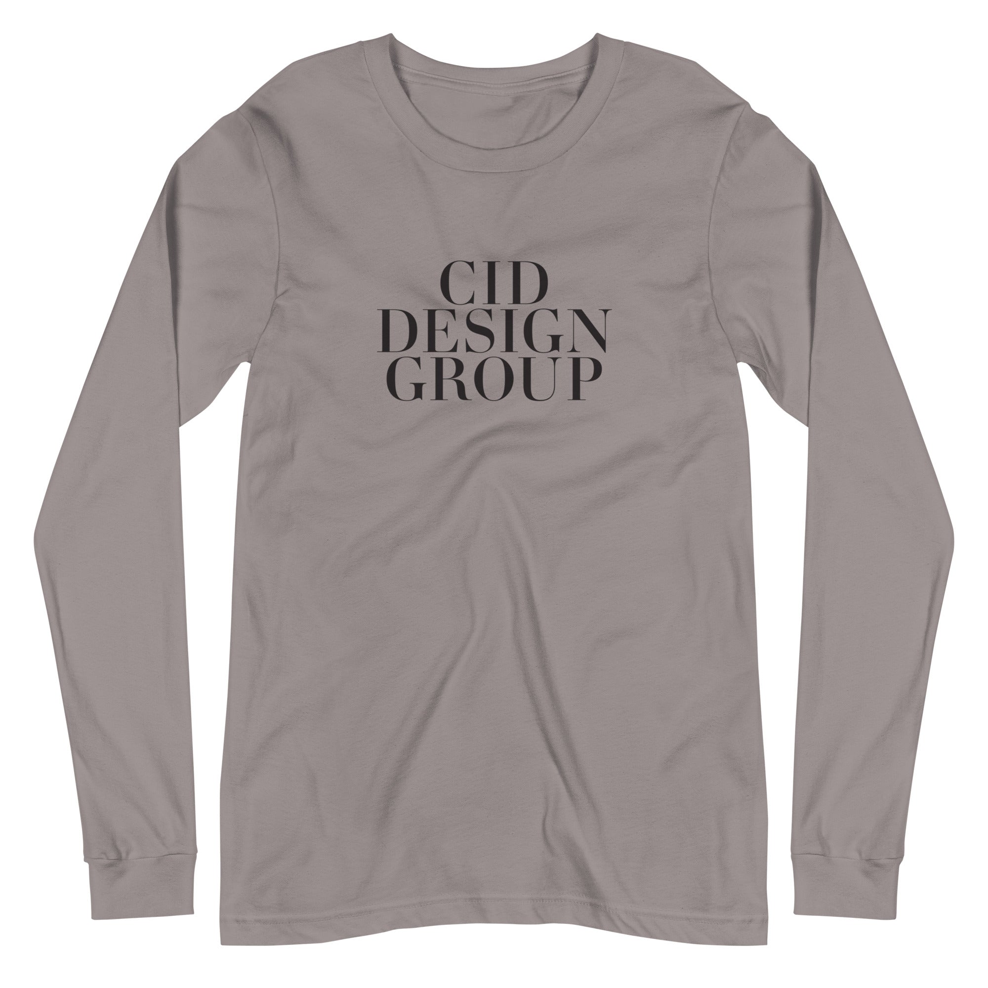 CID Women's Long Sleeve Tee Font Logo