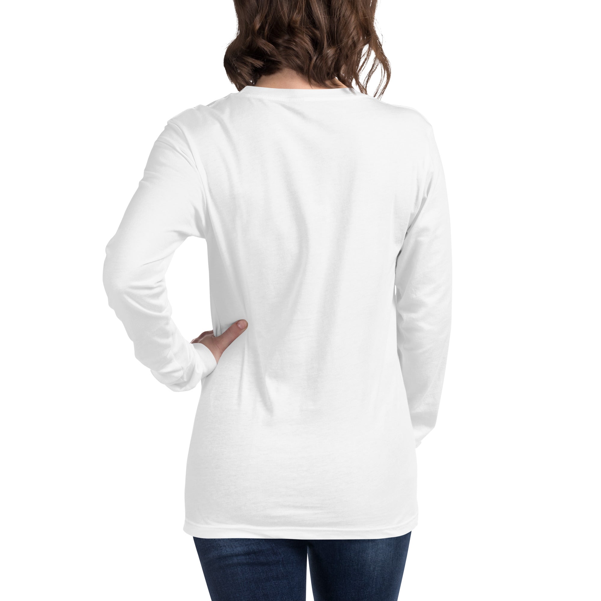 CID Women's Long Sleeve Tee Font Logo