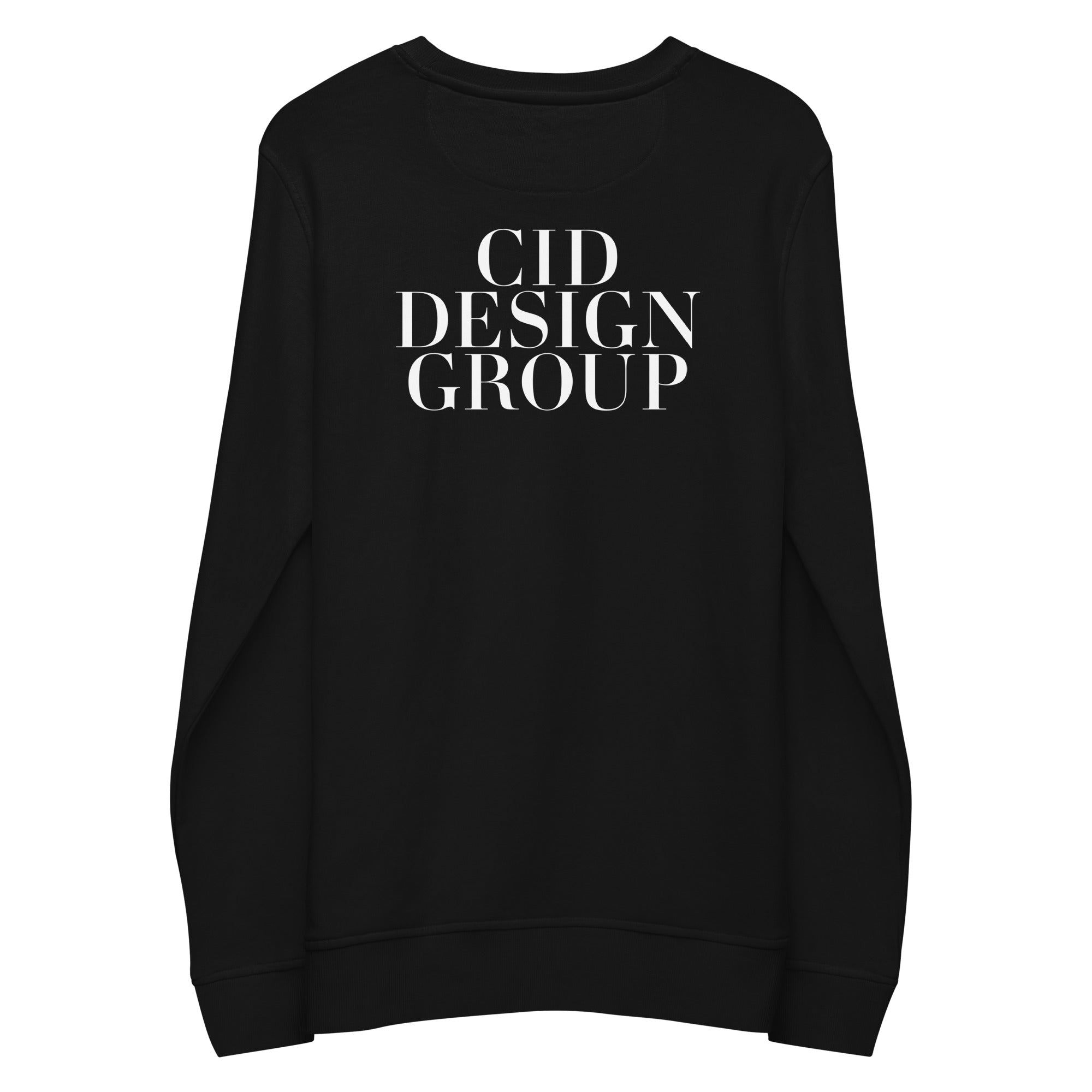 CID Unisex Organic Sweatshirt Back Logo | CID COLLECTIVE by CID DESIGN GROUP