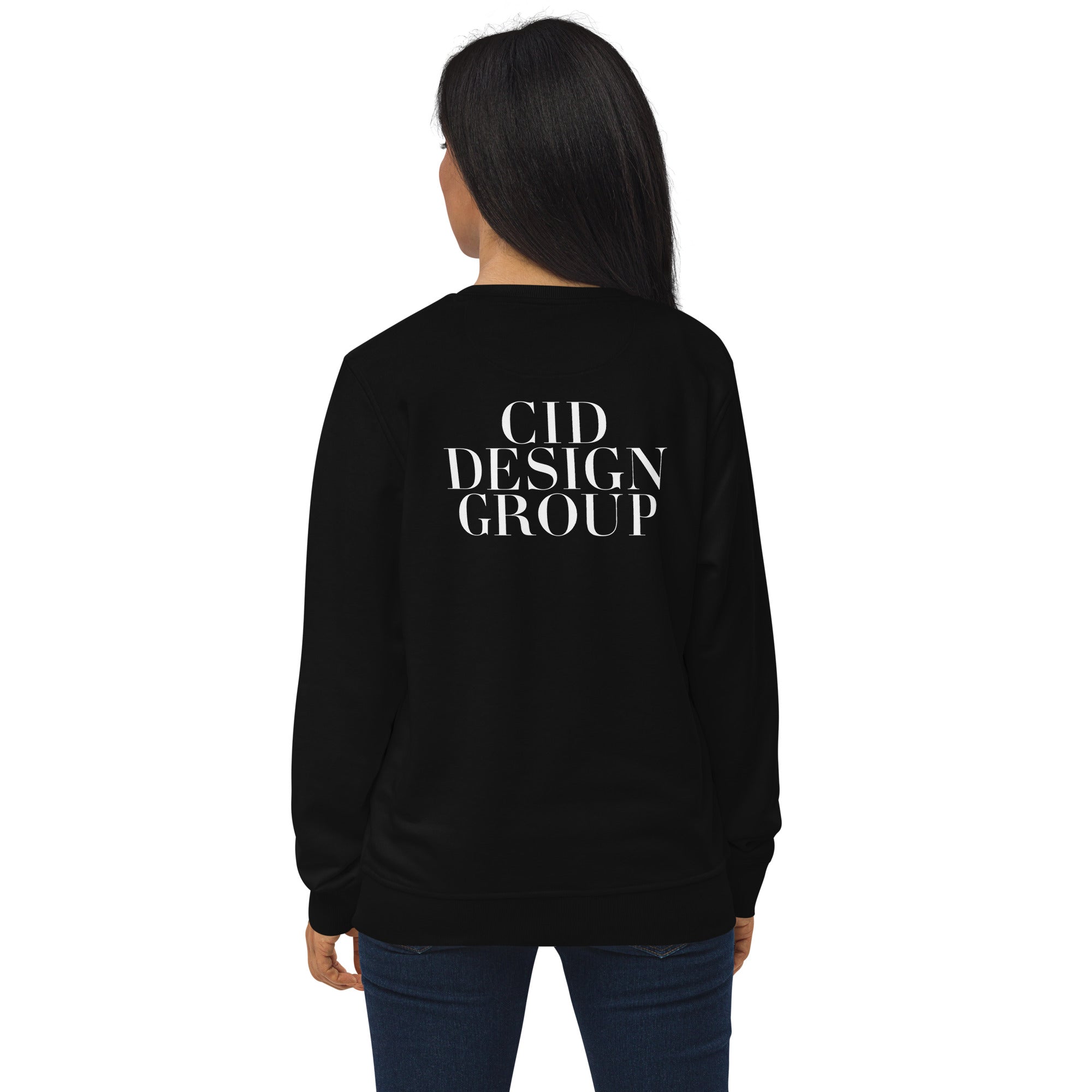 CID Unisex Organic Sweatshirt Back Logo | CID COLLECTIVE by CID DESIGN GROUP