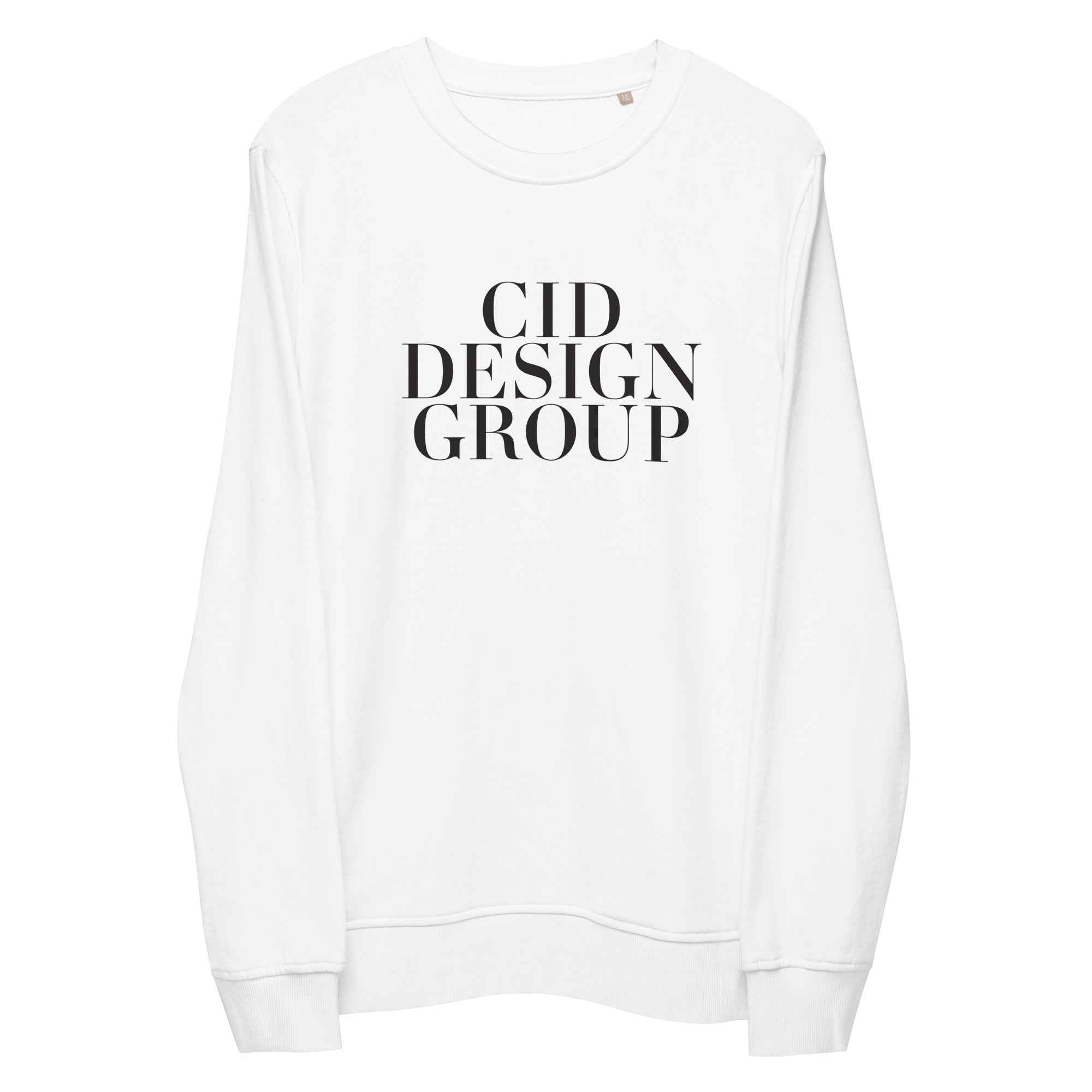 CID Unisex Organic Sweatshirt Front Logo | CID COLLECTIVE by CID DESIGN GROUP