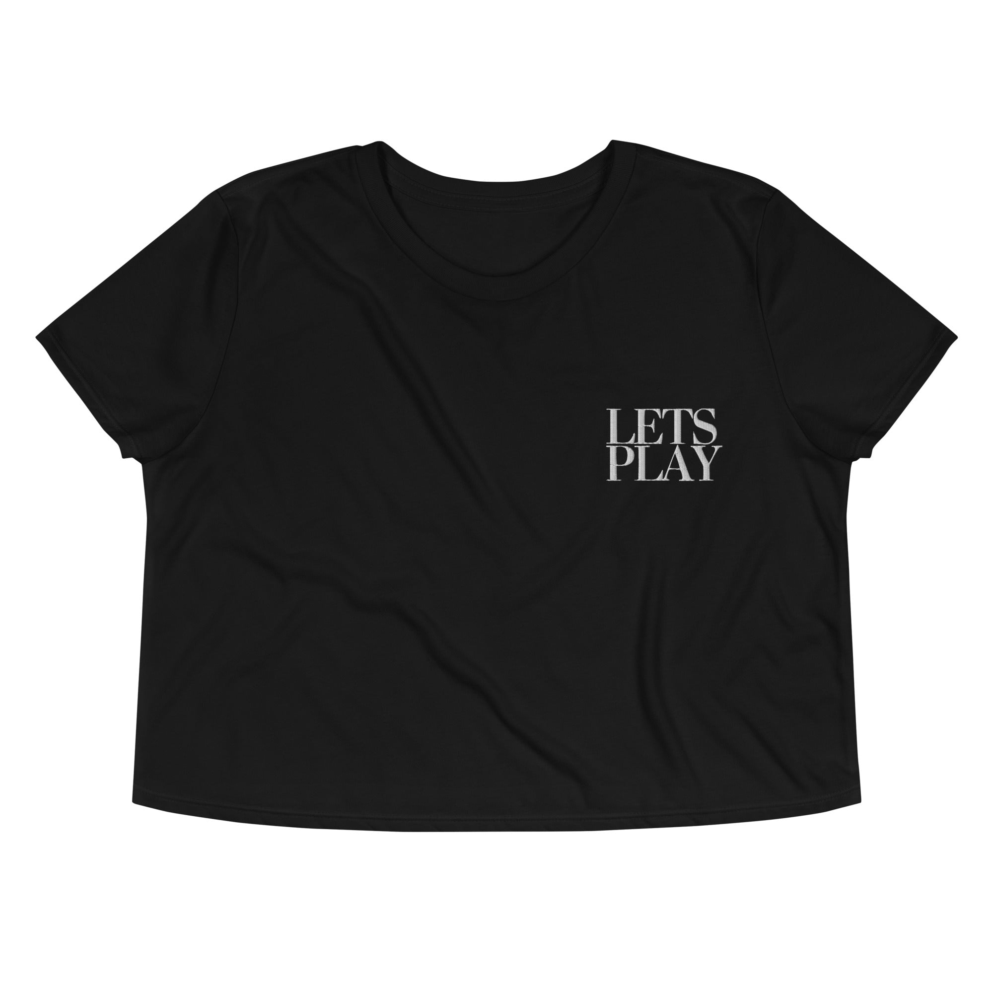 CID Women's Let's Play Crop Tee | CID COLLECTIVE by CID DESIGN GROUP