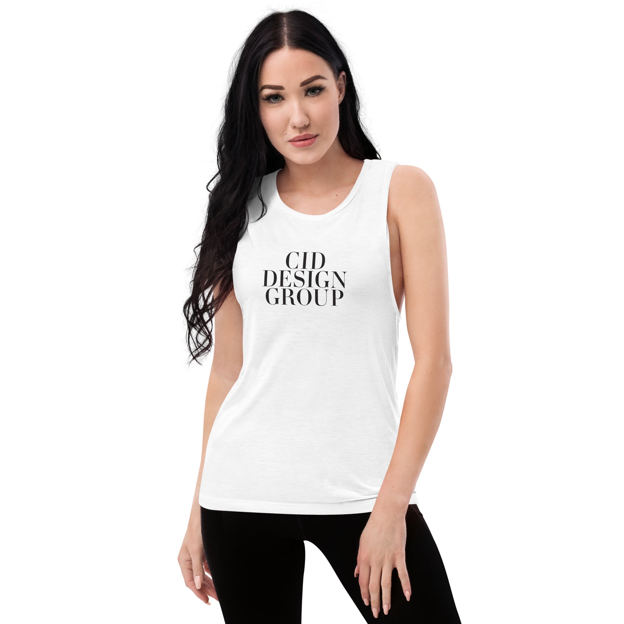 CID Women's Muscle Tank White | CID COLLECTIVE by CID DESIGN GROUP