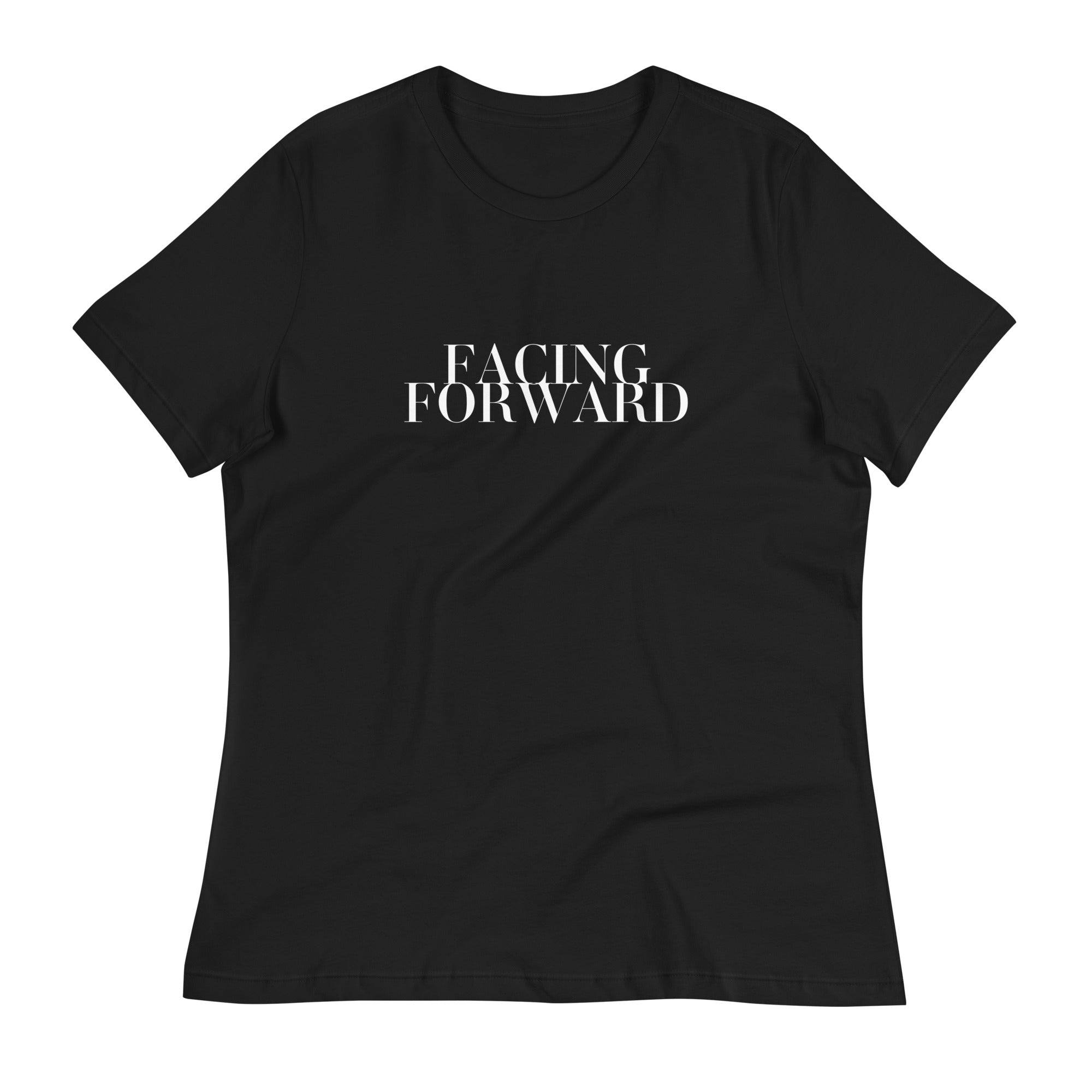 CID FACING FORWARD Women's Relaxed T-Shirt | CID COLLECTIVE by CID DESIGN GROUP